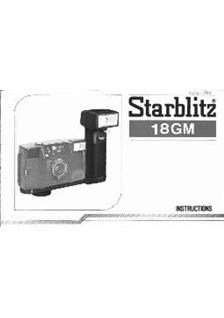 Starblitz 18 GM manual. Camera Instructions.
